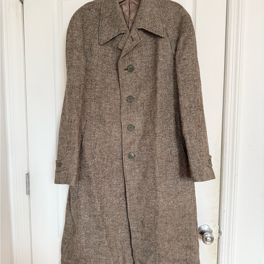 Vintage Fratelli Fila Men’s Tweed Coat